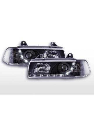 Daylight headlights LED daytime running lights BMW 3-series E36 sedan 92-98 black