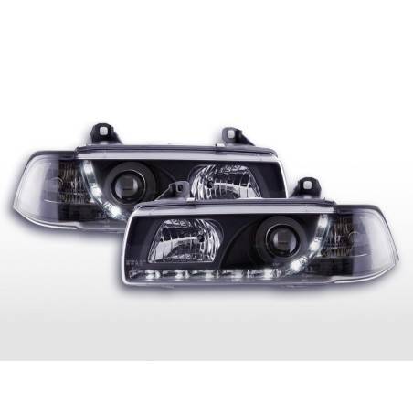 Daylight headlights LED daytime running lights BMW 3-series E36 sedan 92-98 black