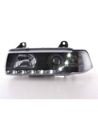 Daylight headlights LED daytime running lights BMW 3-series E36 sedan 92-98 black