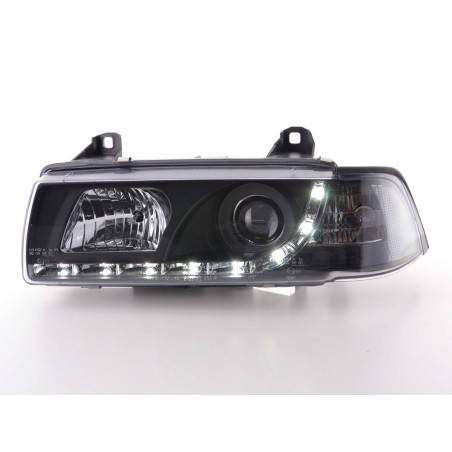 Daylight headlights LED daytime running lights BMW 3-series E36 sedan 92-98 black