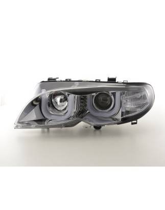 Angel eyes headlights BMW 3er E46 Limo / Touring 02-05 chrome