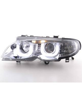 Angel eyes headlights BMW 3er E46 Limo / Touring 02-05 chrome