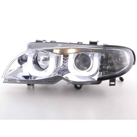 Angel eyes headlights BMW 3er E46 Limo / Touring 02-05 chrome