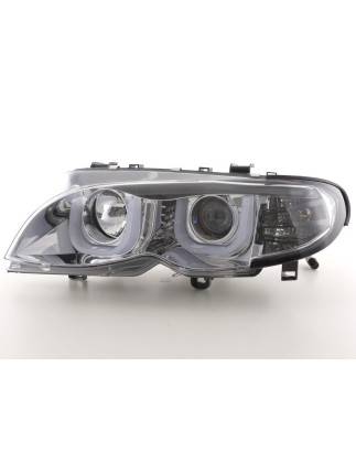 Angel eyes headlights BMW 3er E46 Limo / Touring 02-05 chrome