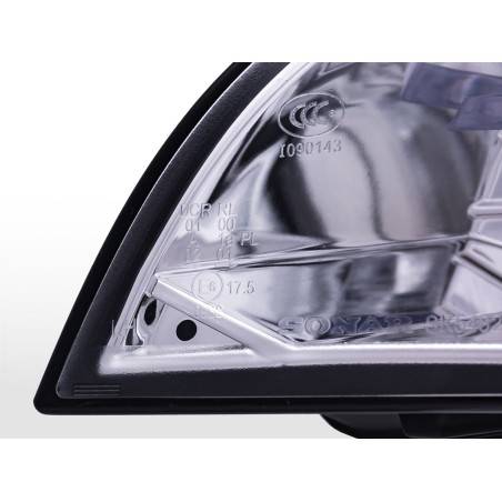 Halogen headlight set with LED parking light BMW X5 E70 2008-2010 chrome