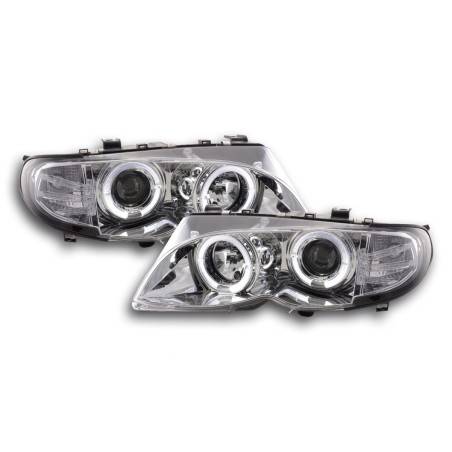 Headlight set BMW 3-series E46 Limo / Touring 02-05 chrome