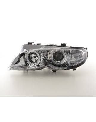 Headlight set BMW 3-series E46 Limo / Touring 02-05 chrome