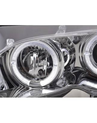 Headlight set BMW 3-series E46 Limo / Touring 02-05 chrome