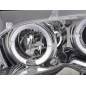 Headlight set BMW 3-series E46 Limo / Touring 02-05 chrome