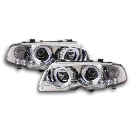 Headlight set BMW 3-series E46 Coupe / Cabrio 98-02 chrome