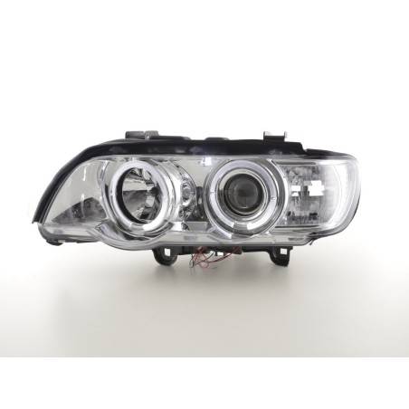 Headlight set BMW X5 E53 98-02 chrome