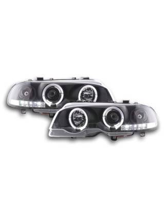 Headlight set BMW 3-series E46 Coupe / Cabrio 98-02 black