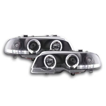 Headlight set BMW 3-series E46 Coupe / Cabrio 98-02 black