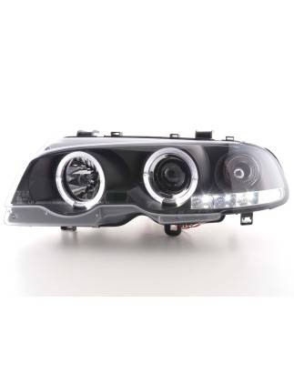 Headlight set BMW 3-series E46 Coupe / Cabrio 98-02 black