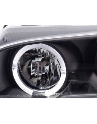 Headlight set BMW 3-series E46 Coupe / Cabrio 98-02 black