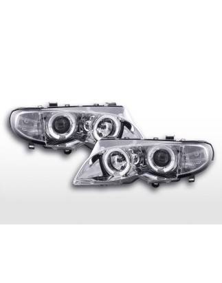 Headlight set BMW 3-series E46 Limo / Touring 02-05 chrome