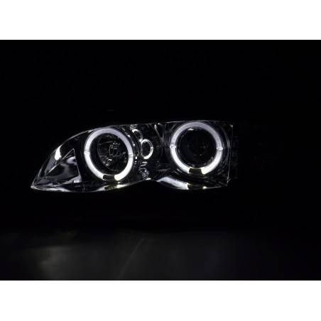 Headlight set BMW 3-series E46 Limo / Touring 02-05 chrome