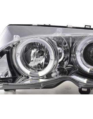 Headlight set BMW 3-series E46 Limo / Touring 02-05 chrome