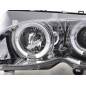 Headlight set BMW 3-series E46 Limo / Touring 02-05 chrome