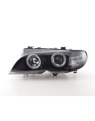 Headlight set BMW 3-series E46 Limo / Touring 02-05 black