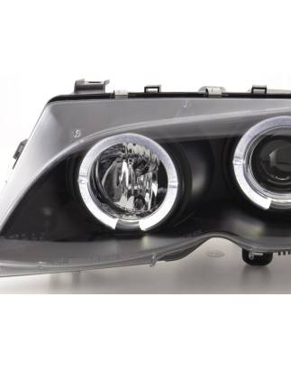 Headlight set BMW 3-series E46 Limo / Touring 02-05 black