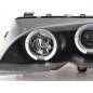 Headlight set BMW 3-series E46 Limo / Touring 02-05 black