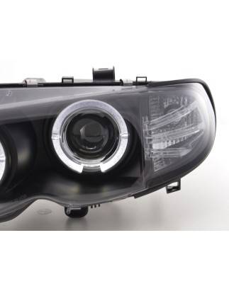 Headlight set BMW 3-series E46 Limo / Touring 02-05 black