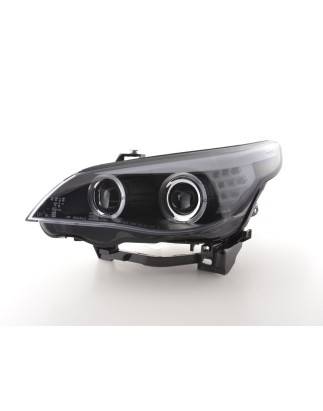 Headlight set BMW 5-series E60 / E61 03-07 black