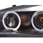 Headlight set BMW 5-series E60 / E61 03-07 black