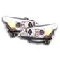 Headlight set BMW 5-series E60 / E61 03-07 chrome