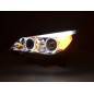 Headlight set BMW 5-series E60 / E61 03-07 chrome