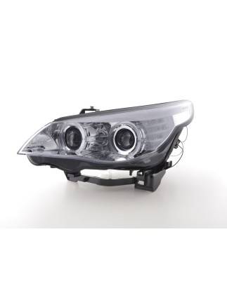 Headlight set BMW 5-series E60 / E61 03-07 chrome