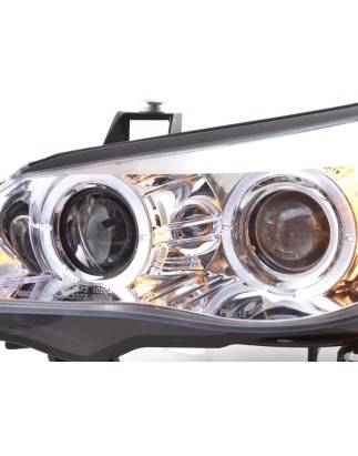 Headlight set BMW 5-series E60 / E61 03-07 chrome