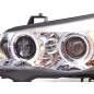 Headlight set BMW 5-series E60 / E61 03-07 chrome