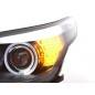 Headlight set BMW 5-series E60 / E61 03-07 black