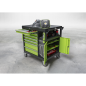 Mobile Workstation 7 Drawer & Cupboard 920mm