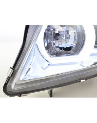 Daylight headlight LED DRL look BMW 3-series E90 / E91 05-08 chrome