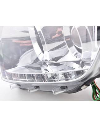 Headlight set Daylight LED daytime running lights Dacia Duster from 2014 chrome