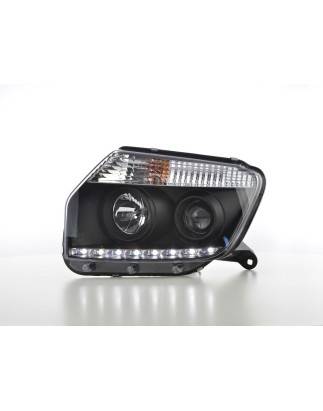 Headlight set Daylight LED daytime running lights Dacia Duster from 2014 black