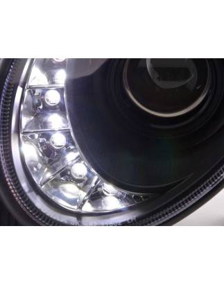 Phare Daylight LED DRL look Mercedes Classe E 211 02-06 noir