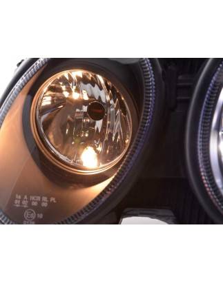 Daylight headlight LED DRL look Mercedes E-Class 211 02-06 black