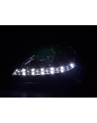 Daylight headlight LED DRL look Mercedes SLK 171 04-11 chrome