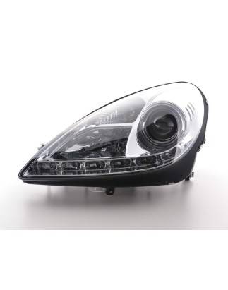 Daylight headlight LED DRL look Mercedes SLK 171 04-11 chrome