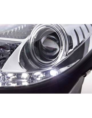 Daylight headlight LED DRL look Mercedes SLK 171 04-11 chrome