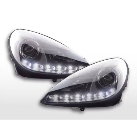 Daylight headlight LED DRL look Mercedes SLK 171 04-11 black