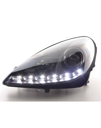 Phare Daylight LED DRL look Mercedes SLK 171 04-11 noir