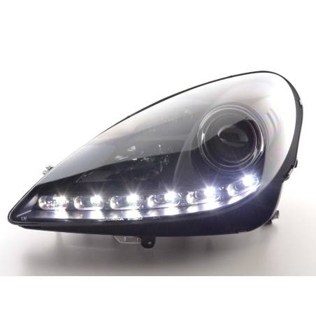 Daylight headlight LED DRL look Mercedes SLK 171 04-11 black