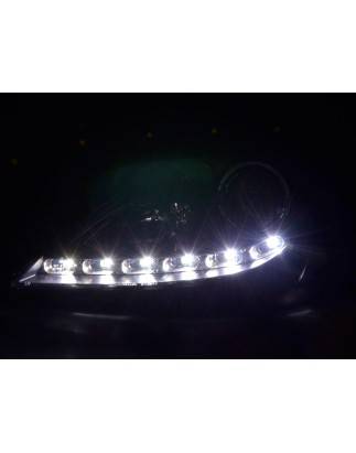 Daylight headlight LED DRL look Mercedes SLK 171 04-11 black