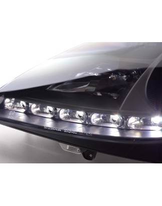 Daylight headlight LED DRL look Mercedes SLK 171 04-11 black