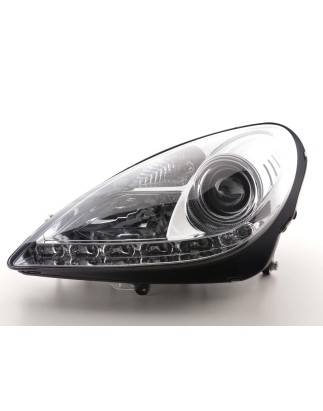 Daylight headlight LED DRL look Mercedes SLK R171 04-11 chrome